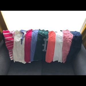 8 Tommy Hilfiger and 2 GAP tops